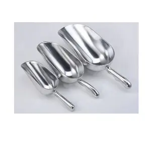 Custom Metal Silver Bar Ice Scoop Hot Selling and High Quality Direct Indian Factory Sale