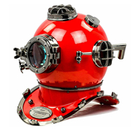 Casque de plongée de la marine américaine Mark V, casque de plongée vintage original, casque de plongée en aluminium massif, casque de plongée antique, décoration nautique à vendre