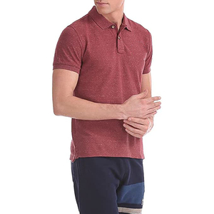 Polo de algodón 100% personalizado para hombre, camisa de manga corta, ajustada, con bloqueo de color - Product Image 2