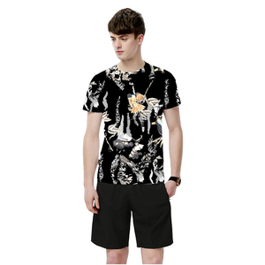 T-Shirt pour homme 100% coton, haut masculin de qualité supérieure, avec Logo imprimé, personnalisé, 200G, été - Product Image 4