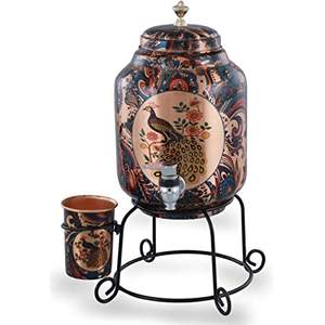 Olla enfriadora de agua de cobre, diseño Vintage impreso a mano, venta al por mayor - Product Image 5