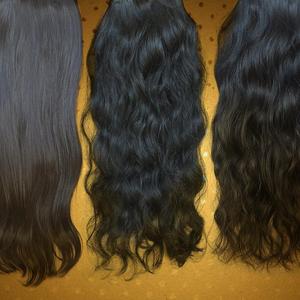 Super Single Drawn straight virgin hair <b>extensions</b> Remy human hair <b>extensions</b> Indian - Product Image 2
