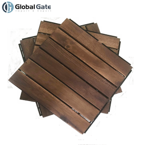 กระเบื้องไม้อะคาเซีย300x300ประสานประสานในร่ม/กลางแจ้งกระเบื้องดาดฟ้าไม้สไตล์โมเดิร์นดีไซน์แบบเวียดนาม - Product Image 6