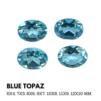 Nouvelle conception de pierres précieuses en quartz et topaze pour la fabrication de bijoux, topaze bleue en pierres brutes à prix de gros