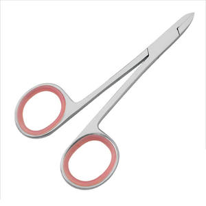 Stainless Steel Non Slip Handle Straight Blade <b>Nail</b> Clippers Toe <b>Nail</b> <b>Cutters</b> Nippers with Barrel Spring and Back Lock - Product Image 3