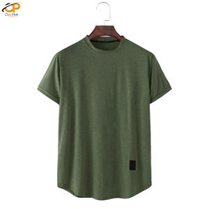 Vente en gros de t-shirts 100% coton pour hommes, impression de logo personnalisé, manches longues, col rond, style décontracté, fonction anti-boulochage, coupe surdimensionnée - Product Image 4
