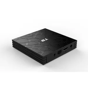 Dispositivo de <span class=keywords><strong>Tv</strong></span> inteligente <span class=keywords><strong>T9</strong></span>, decodificador con Android 2022, 4GB, 32GB, RK3318, WiFi de doble banda, 4k, <span class=keywords><strong>t9</strong></span>, rk3318, 9,0 - Product Image 1