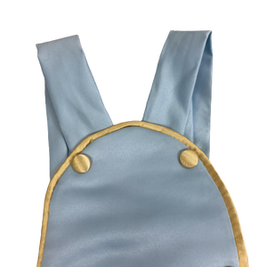 Bebemekan alta calidad 100% algodón azul tejido mameluco moderno diseño personalizado al por mayor para niños recién nacidos corto sin mangas primavera - Product Image 5