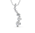 18k White Gold Plated Women Necklace