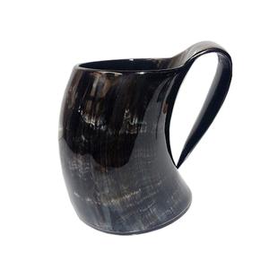 Tasse en corne naturelle faite à la main de haute qualité meilleure tasse de bière Viking sculpté Axiom Home Accents pour la rentrée des classes - Product Image 1