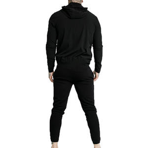 Ropa de calle personalizada, chándales Vintage para hombre, sudaderas con capucha cortadas y cosidas y chándal, traje de sudor acampanado de lavado ácido de dos piezas para hombre - Product Image 6