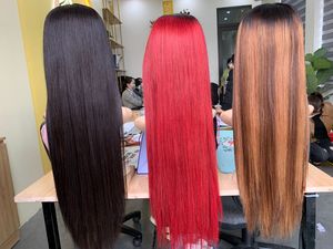 Single Donor and Multiple Donors Remy <b>Human</b> Hair Transparent for Closure 2*6 4*4 5*5 <b>Wigs</b> Curl Weft Vietnamese - Product Image 1