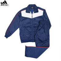 Ensemble de survêtement de football rétro pour homme, veste zippée, printemps, maternité, grande taille, respirant, coupe-vent, anti-UV, 100% polyester