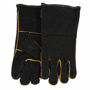 มือความปลอดภัยถุงมือเชื่อมผู้จัดจำหน่ายราคาที่ดีที่สุดหนังทนความร้อน - Product Image 3