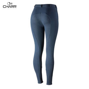 Pantalones personalizados de alta calidad, mallas ecuestres antideslizantes para montar a caballo, Spandex/poliéster/nailon para mujer - Product Image 2