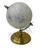Globe terrestre nautique avec finition dorée brillante, base en acier métallique pour bureau, école, table, décoration de la maison - Product Image 6