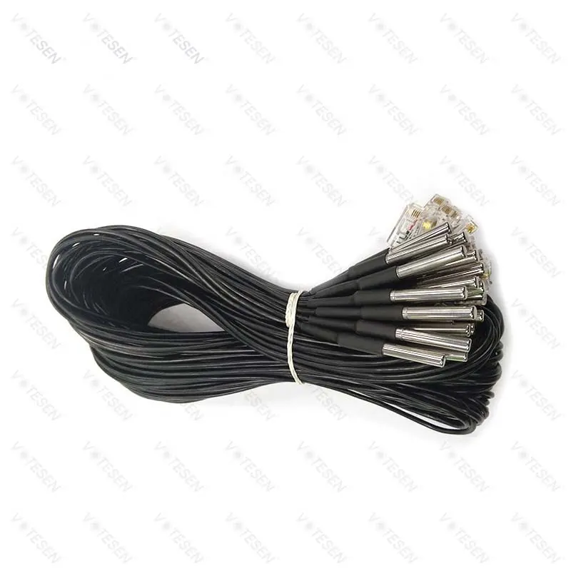 Customize Thin flat PVC cable DS18B20 Temperature sensor