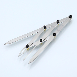 Herramienta de belleza de acero inoxidable para medir cejas - Product Image 5