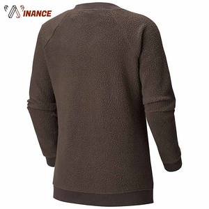 Sudadera polar de algodón 100% para mujer, diseño ODM personalizado con estampado de hojaldre en relieve, temporada de invierno, anticontracción - Product Image 4