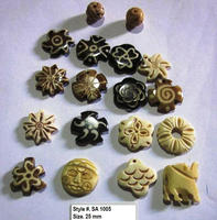 DIY Fashion Jewelry Shell Bone & Coral Beads Perles en corne d'os en vrac pour des conceptions créatives