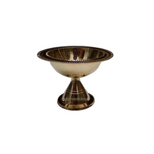 Puja Diya en laiton traditionnel fait à la main pour l'entrée de la maison, décoration et cadeau du Festival du Temple Diwali - Product Image 1