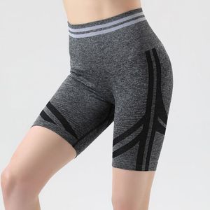 Pantalones cortos de motorista de compresión con logotipo personalizado, ropa deportiva de cintura alta para mujer, pantalones cortos de yoga para gimnasio, correr, levantar glúteos, pantalones cortos de ciclismo - Product Image 4