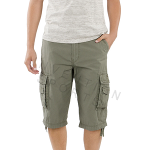 กางเกงขาสั้นคาร์โก้ผู้ชายประสิทธิภาพสูงระบายอากาศได้ดีมีหลายกระเป๋าสไตล์ลำลองเป็นมิตรกับสิ่งแวดล้อม - Product Image 6