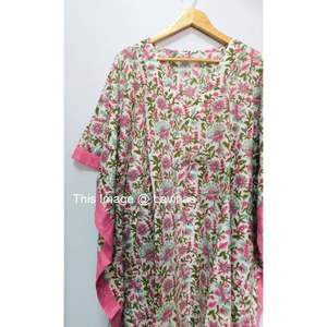 Las mujeres vestido hecho a mano floral impreso verano casual vestido de noche vestido de ropa de fiesta de playa Lencería kimono tejido vestidos - Product Image 2