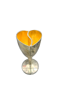 Deux gobelets vintage de luxe, design en forme de cœur - Product Image 4