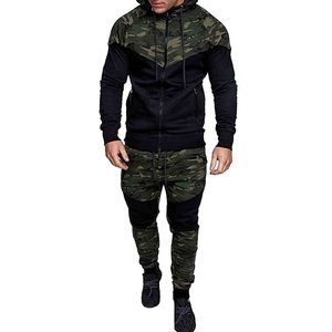 Traje deportivo de entrenamiento para hombre, chándal personalizado de dos piezas, Jersey y pantalones, para invierno - Product Image 6