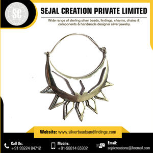 925 Sterling Silver Tribal <b>Earrings</b> with Wide Range Flower Pattern Beads Jewelry Findings & Components - Product Image 5