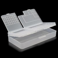Boîte de Rangement Double Couche pour Réparation de Téléphones Portables, Organiseur de Vis d'Assemblage pour Écran LCD, Carte Mère et Puces IC