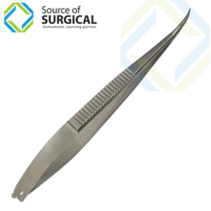 Castroviejo Manual Needle <b>Holder</b> Without Lock 140mm Instrument Set for Hospital & Clinic Use - Product Image 2