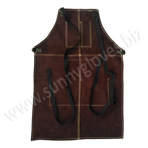 Custom Welding <b>Apron</b> Cowhide leather Heat & Flame Resistant Heavy Duty <b>Work</b> - Product Image 5