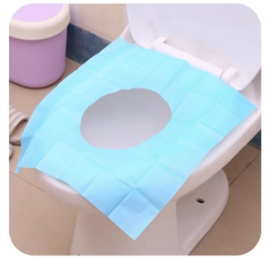 Su geçirmez bakire ahşap + PE FILM tek kullanımlık tuvalet koltuğu kağıt kapak ile 1/64 kat - Product Image 2