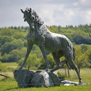Statue de taille de vie en Bronze, grande Sculpture de cheval en Bronze, conception personnalisée en chine - Product Image 5