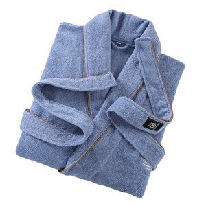 <span class=keywords><strong>Accappatoio</strong></span> da bagno in spugna bianca con Logo personalizzato di lusso Hotel per adulti 100% <span class=keywords><strong>accappatoio</strong></span> <span class=keywords><strong>Unisex</strong></span> dell'hotel - Product Image 5