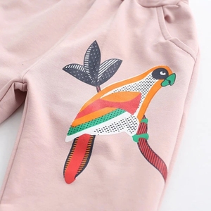 Ensemble de pantalons décontractés sweatshirt imprimé personnalisé pour filles, 2 pièces, écoresponsable, à manches longues, pour bambins, vêtements de printemps et d'automne quotidiens - Product Image 4