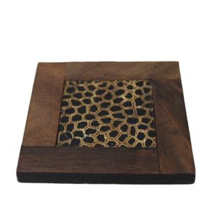Posavasos de madera y cuerno de alta calidad para el hogar, hoteles, restaurantes, taza de té, adorno de mesa de exportador Tradnary - Product Image 1