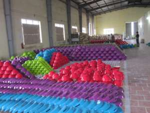 Viet Nam Natural Living Salade artisanale Bol en bambou peint en bambou Artisanat - Product Image 3