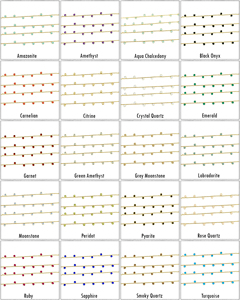 Cadena de bisel elegante de latón facetado de cuarzo ahumado redondo de 4mm para fabricación de joyas para collares y pulseras - Product Image 2