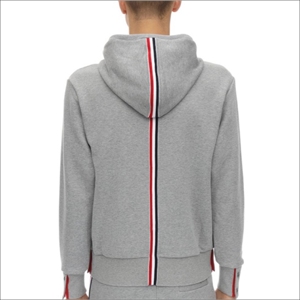Sweat à capuche personnalisé de luxe imprimé, style streetwear, en molleton 100% coton, écologique, vintage, coupe oversize, délavé à l'acide, effet soleil, vieilli, avec fermeture éclair - Product Image 4