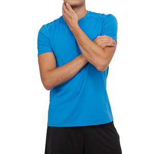 T-shirt pour homme, t-shirt personnalisé de qualité supérieure, à bas prix, style décontracté, bas prix et compétition, couleur bleue - Product Image 1