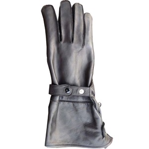 Gants de moto en cuir non doublés, compatibles écran tactile, en peau de mouton véritable de haute qualité, unis, pour hommes, printemps-été - Product Image 2