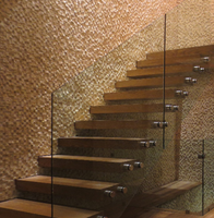 DAIYA escaliers fournisseurs avec escalier intérieur garde-corps en verre trempé