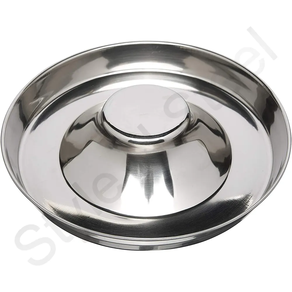 In acciaio inox cucciolo Pet piatto cucciolo piattino ciotola per cani bacino profondo ciotola di riso varie dimensioni lavabo in acciaio inox