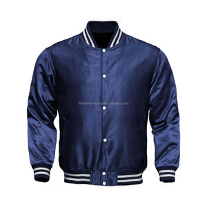 Nouveau blouson bombardier pour homme, veste en Satin pour le Baseball, minuteur - Product Image 6
