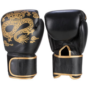 Gants de boxe en cuir PU - Durables, respirants, écologiques pour l'entraînement de boxe, le MMA, les arts martiaux et le combat - Product Image 1