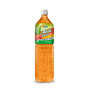 Boisson à l'aloe vera VINUT en bouteille de 50,7 fl oz avec jus de pastèque et de pêche - Product Image 1