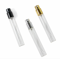 Flacon en verre unique de 15ml avec pompe à vis en aluminium pour atomiseur de parfum de poche d'huile de parfum Vaporisateur de parfum portable de 15ml